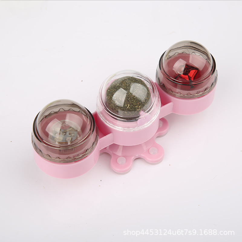 Rotating Windmill Catmint Ball-Pink-PP-1 piece