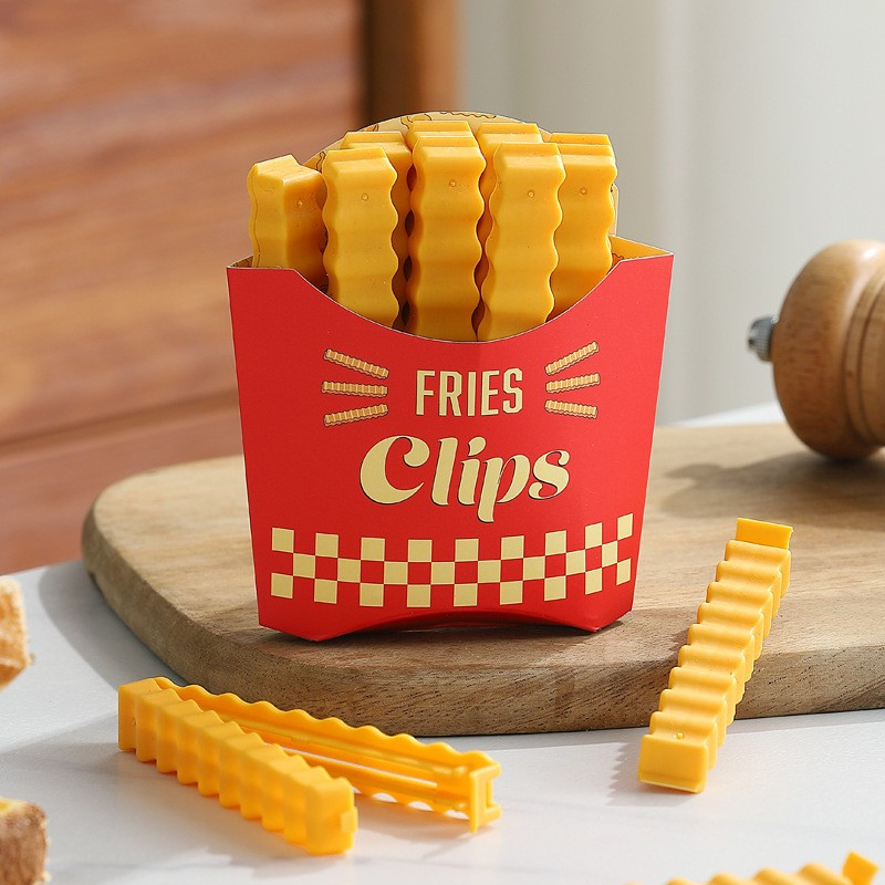 French fries and snack clips-clip + magnetic suction box-PP-1 set