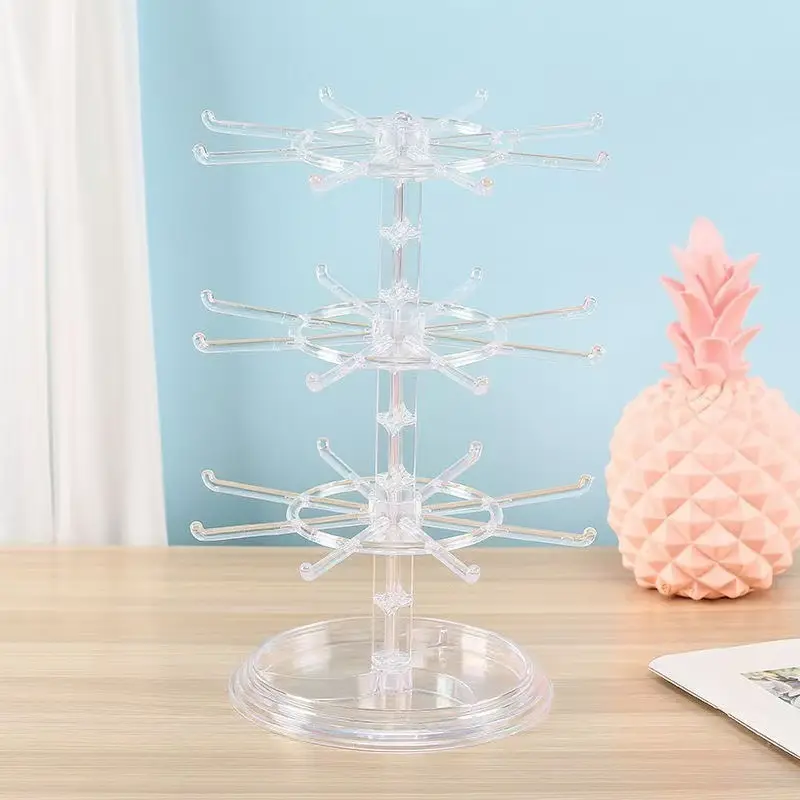 Jewelry pendant rack-three-layer-transparent-1 piece