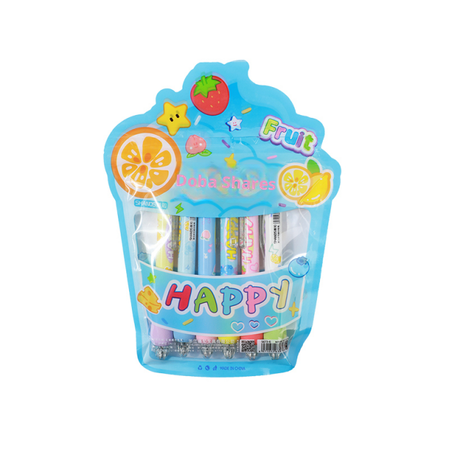 Press gel pen-dopamine series-mixed-6 pieces