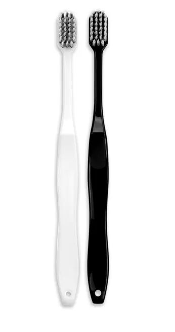 Spiral Hair Adult Toothbrush-White-PP-24.3cm