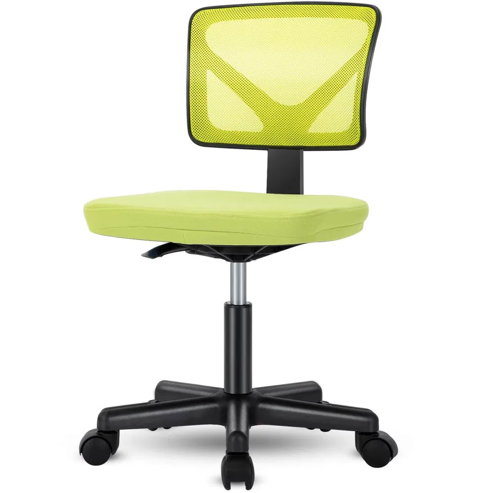 Low-Back Mesh Armless Office Chair,Swivel Rolling Computer Chair No Arms With... 9
