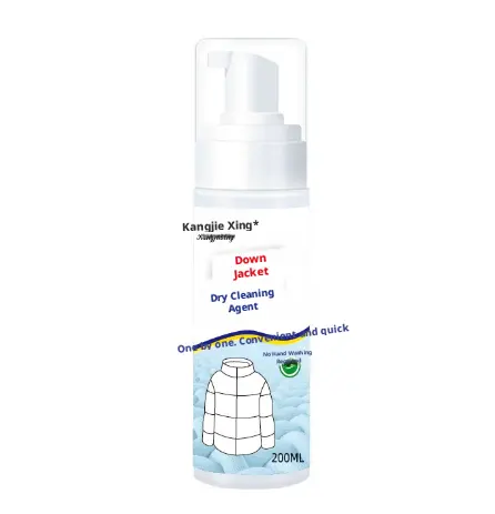 Down jacket dry cleaning agent-foam pump-PE-200ml-1 bottle