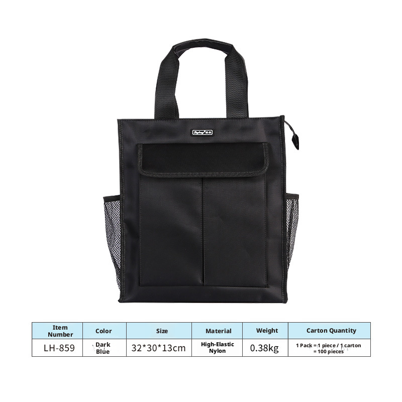 Multi-function briefcase-blue-nylon high-elastic-1 piece 2