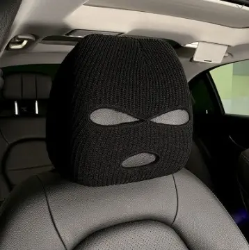 Car seat cover-universal inside-car type-black-wool
