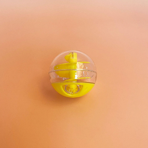 Interactive Cat Treat Dispenser Ball - Spiral Model