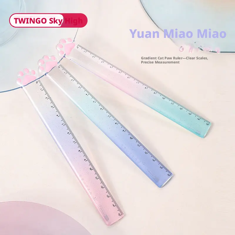 Cat Claw Gradient Ruler-Random Color-PS