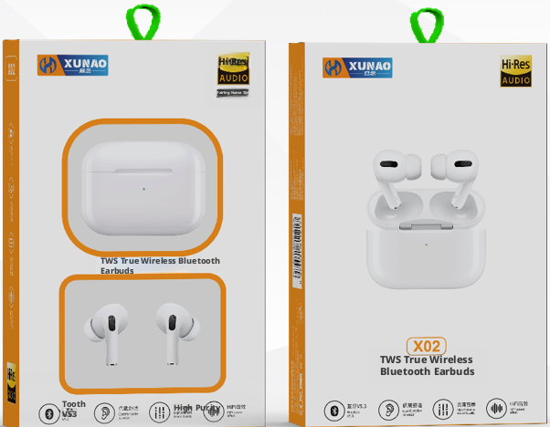 Wireless Bluetooth Headset-S03 Flat Ear-White-1 pcs 4