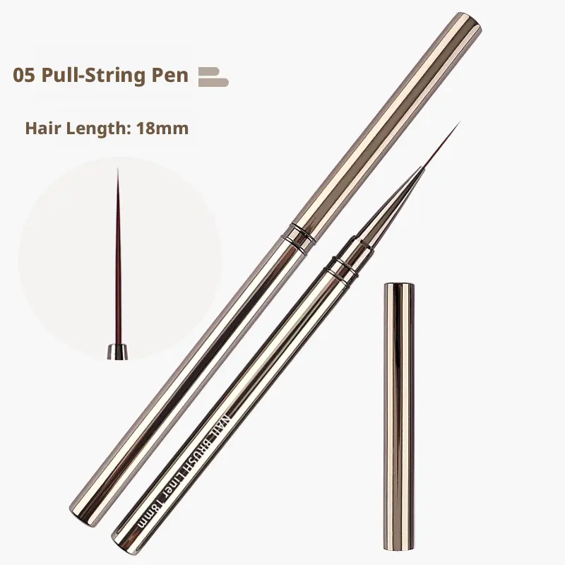 Nail pull pen-gun gray-imported nylon pen hair-hair