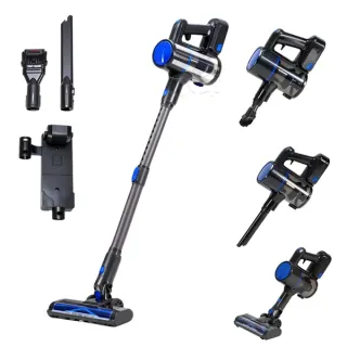 Cordless Vacuum Cleaner, Lightweight Stick Vacuum Household Anti-tangling And LED Light, Powerful Rechargeable Wireless Vacuum Cleaner