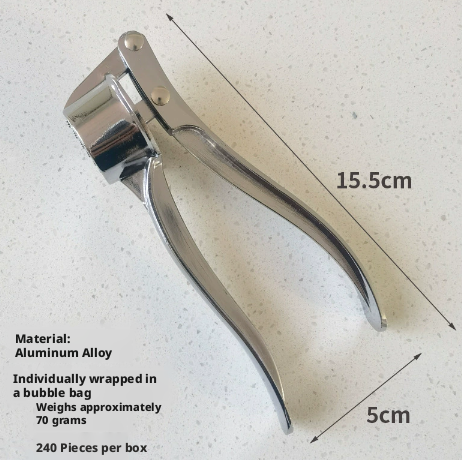 Garlic press-Aluminum alloy-1 piece