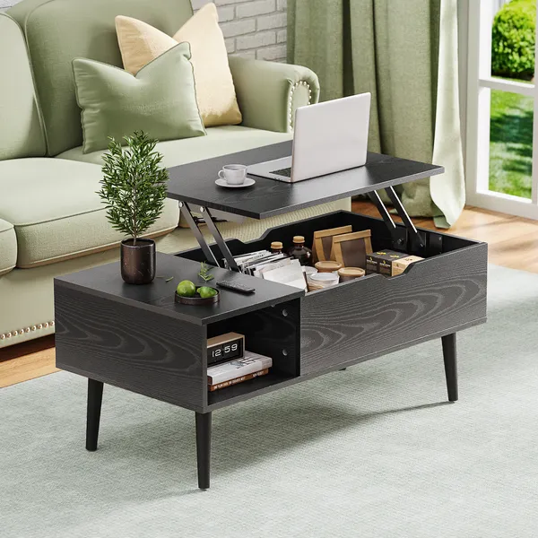 Lift Top Coffee Tables For Living Room 39.37' X 19.7' Desk Tea Wood Dining...