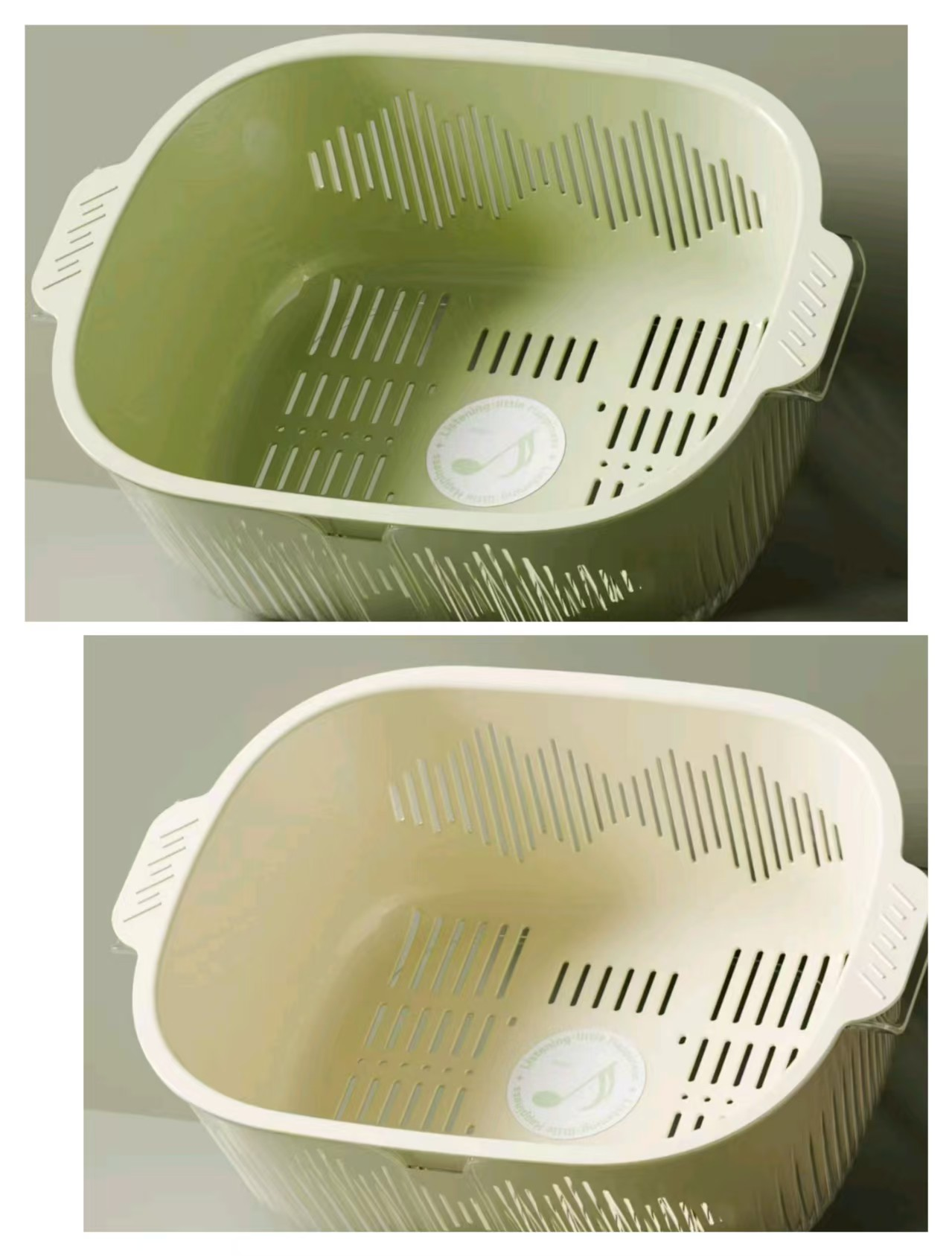 Multi-purpose draining basket-random color-4L-PP-1 piece