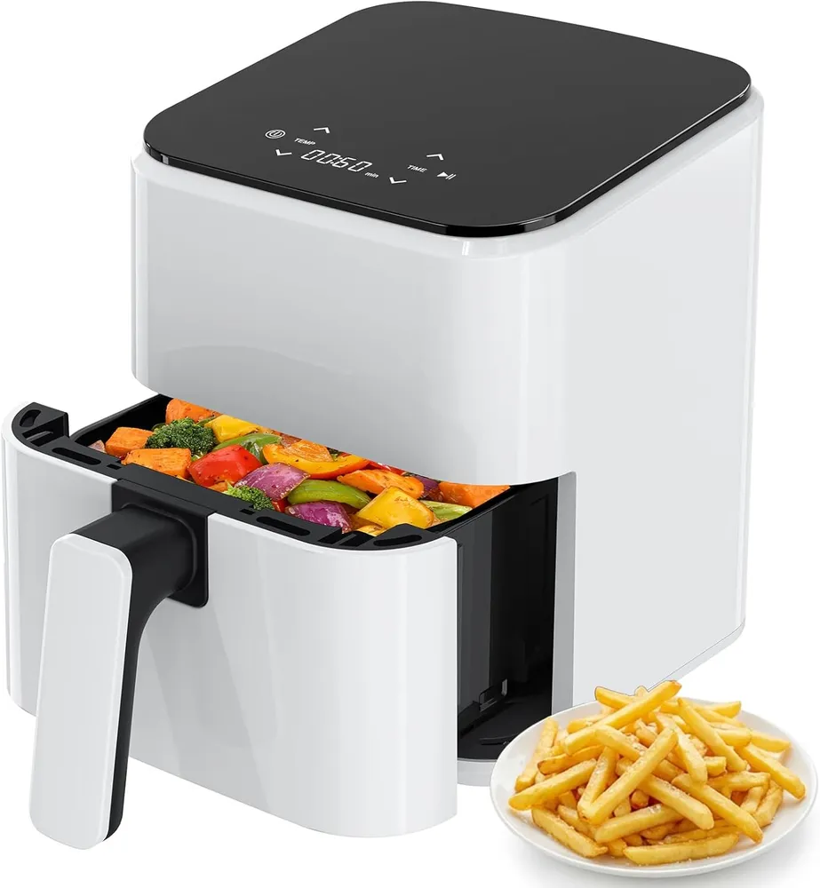 3.17 QT Digital Air Fryer, A Small Air Fryer With A PP Touch Panel, With A Maximum Temperature Of 400 Degrees Fahrenheit. — foto 4