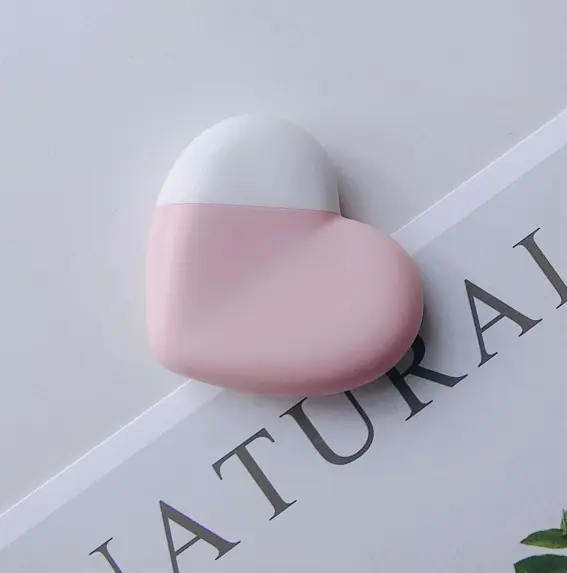 Love Mini Eyebrow Scraper-Pink-6crd Stainless Steel