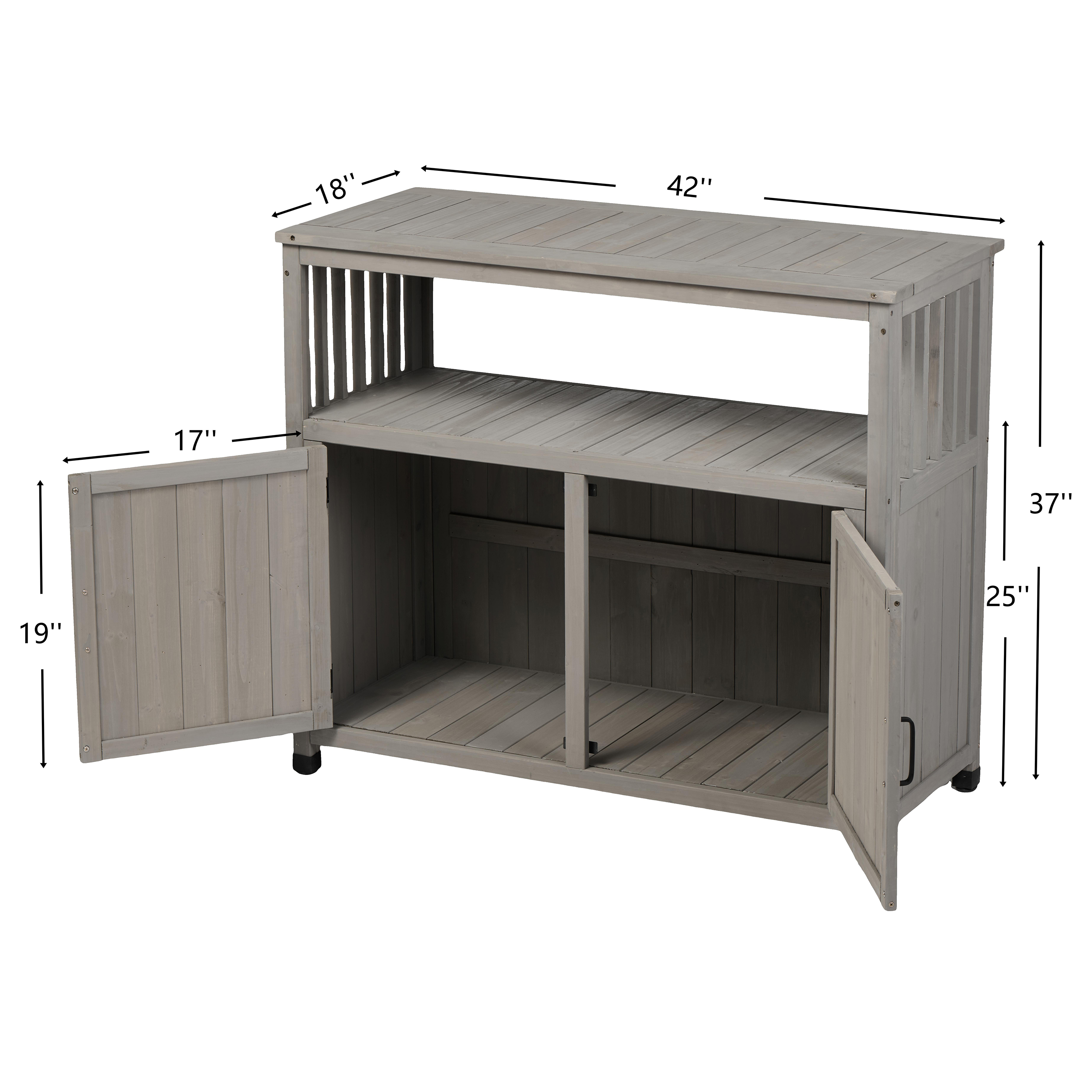 Wooden Storage Sideboard, picture 4 of 4