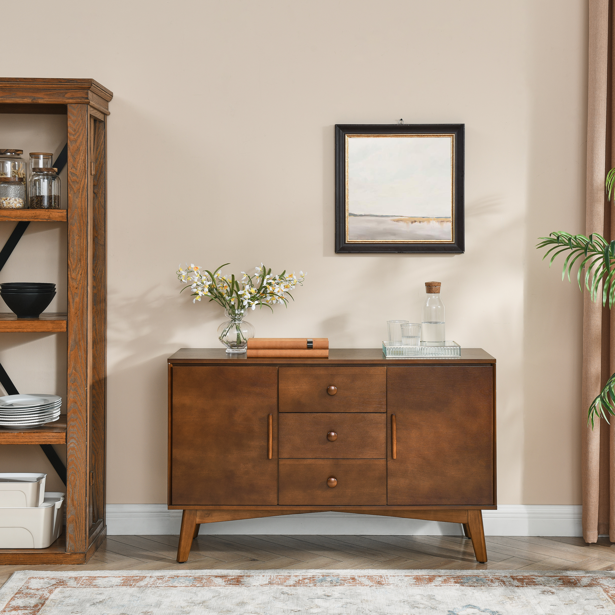 Mid Century Modern Sideboard Buffet Cabinet
