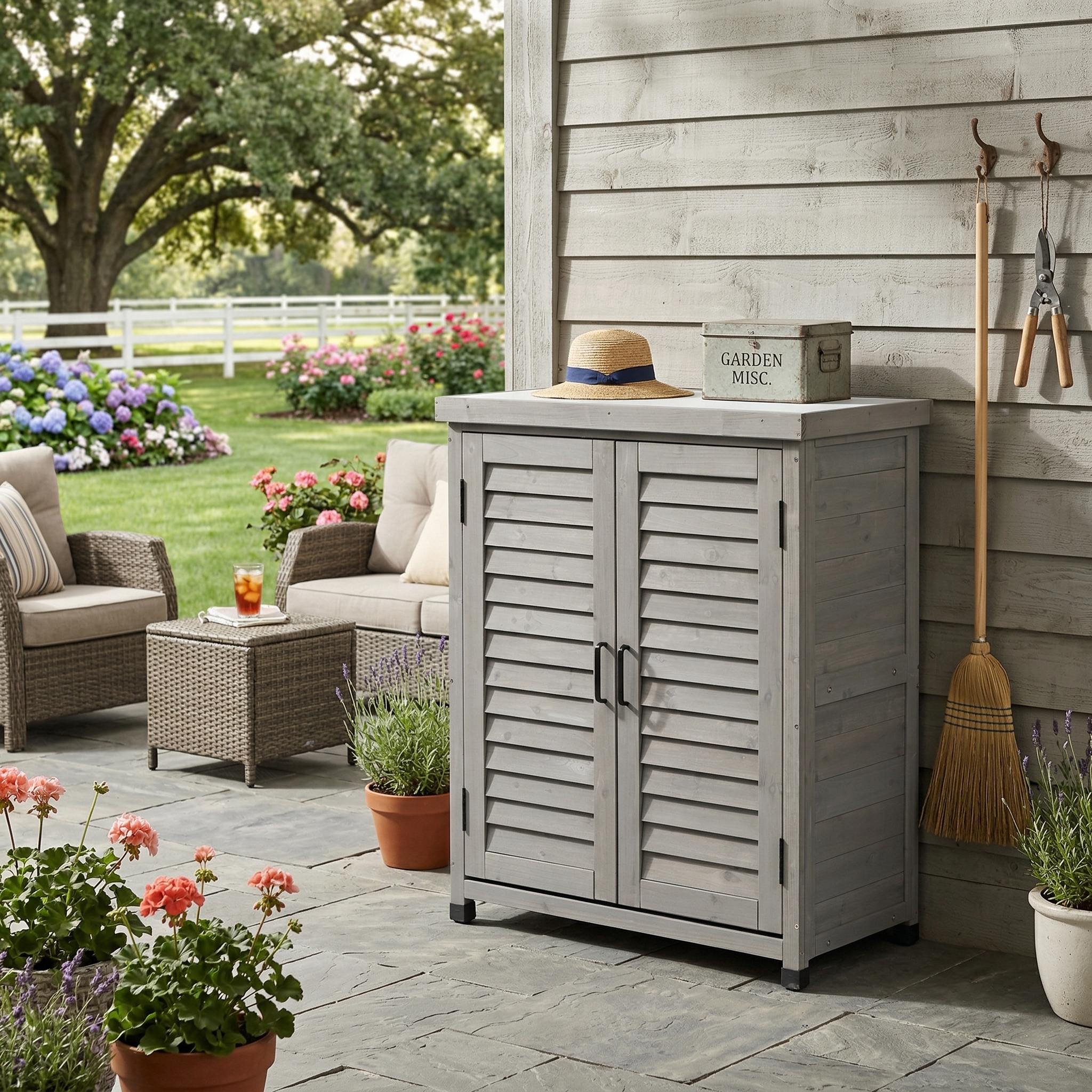 Wood Potting Bench, picture 4 of 4