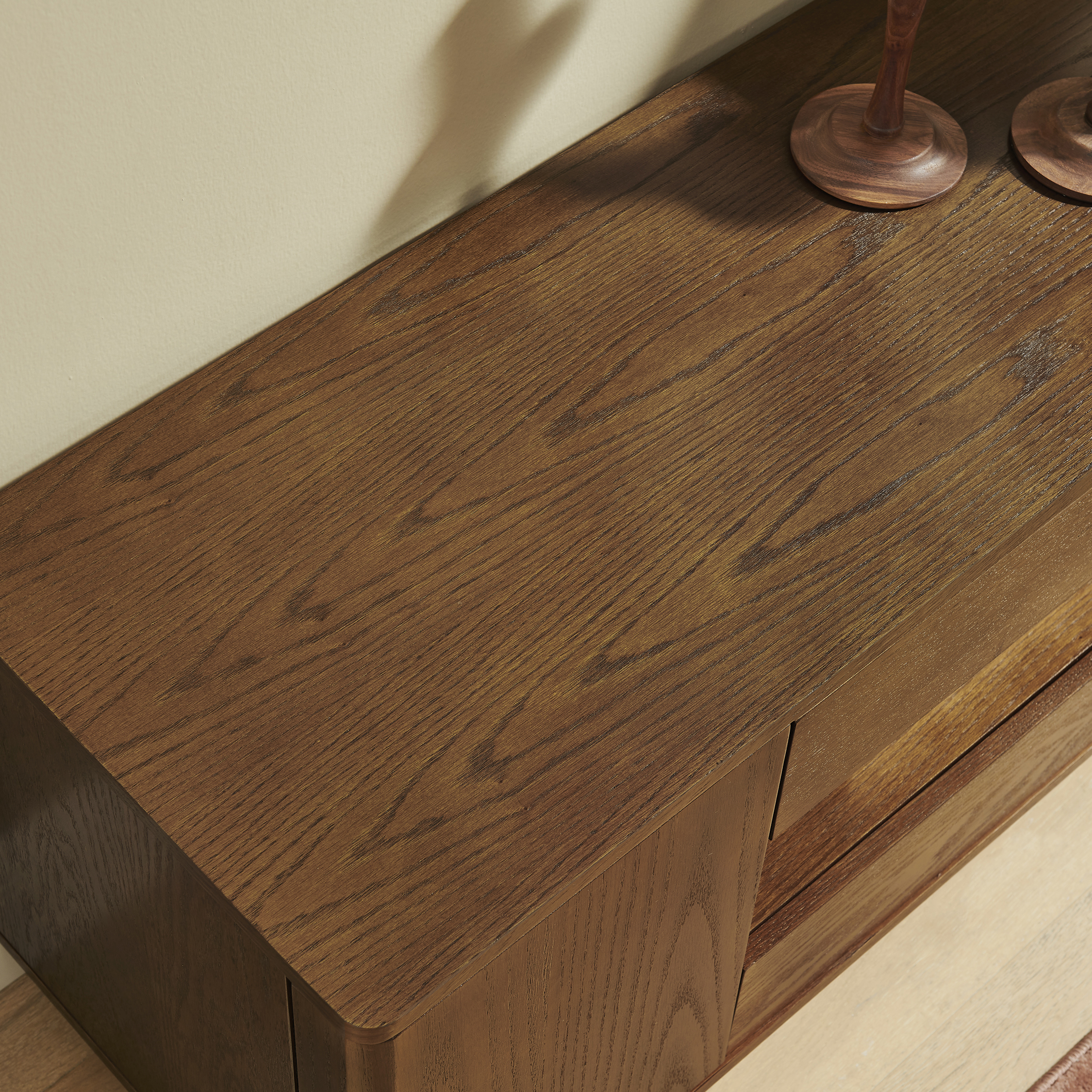 Walnut TV Stand, picture 4 of 4
