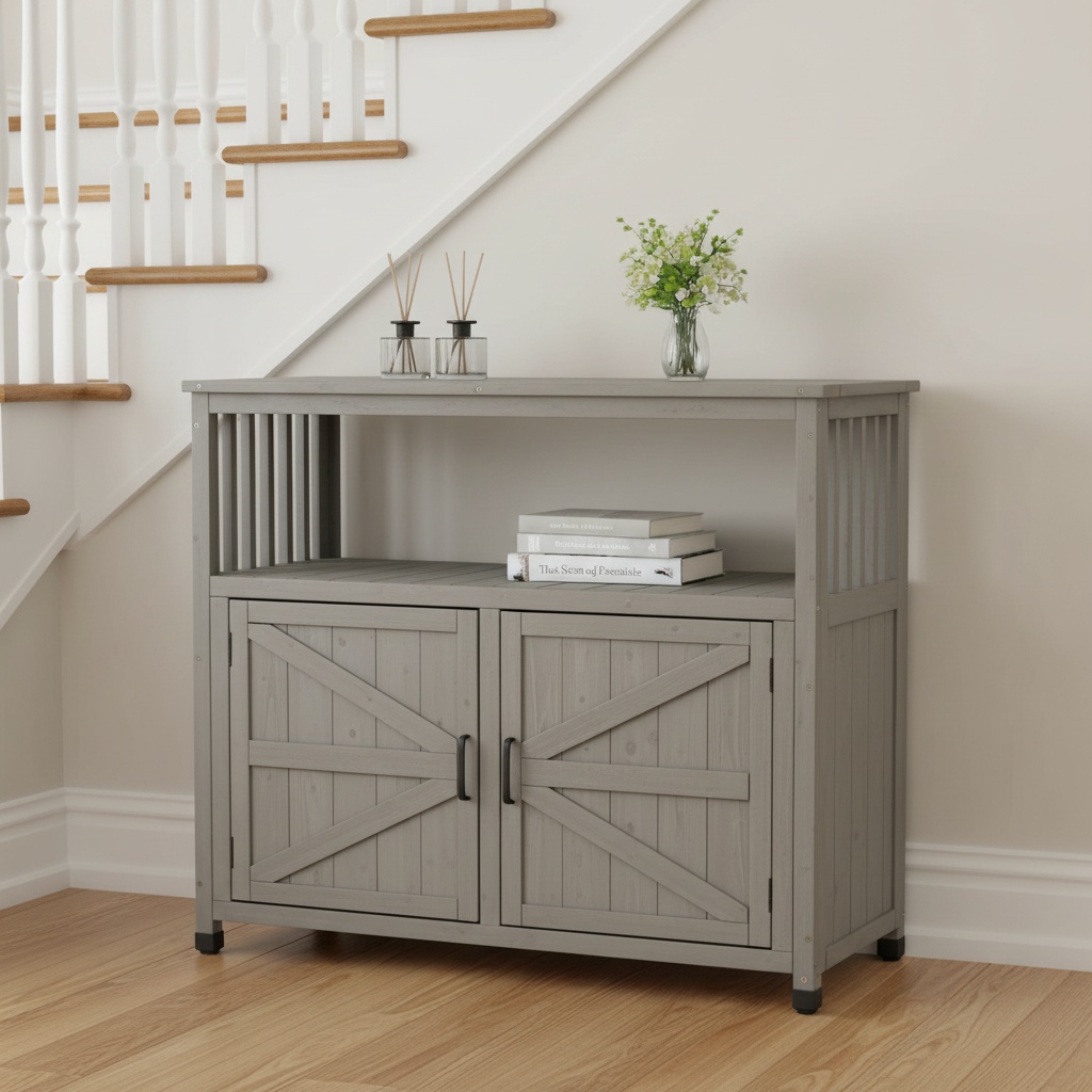 Wooden Storage Sideboard, picture 2 of 4