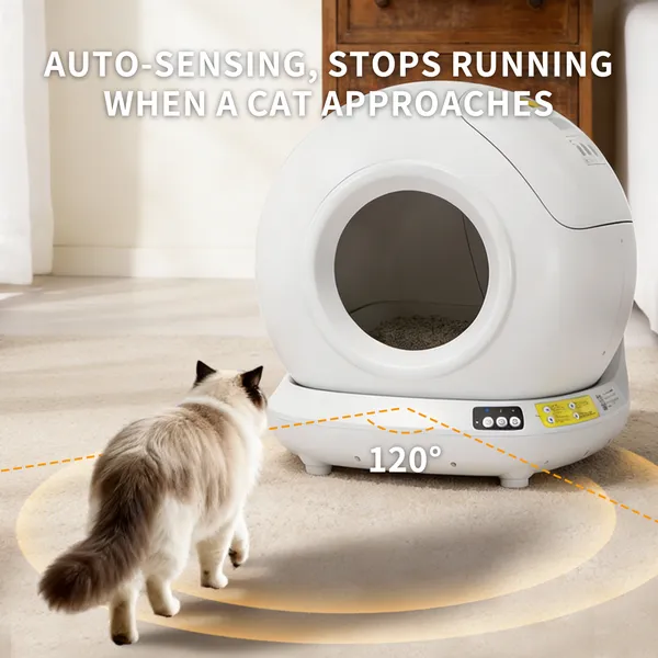 Best Automatic Cat Litter Box, 78L Fully Enclosed Tu-ya APP Smart Self-Cleaning... 4
