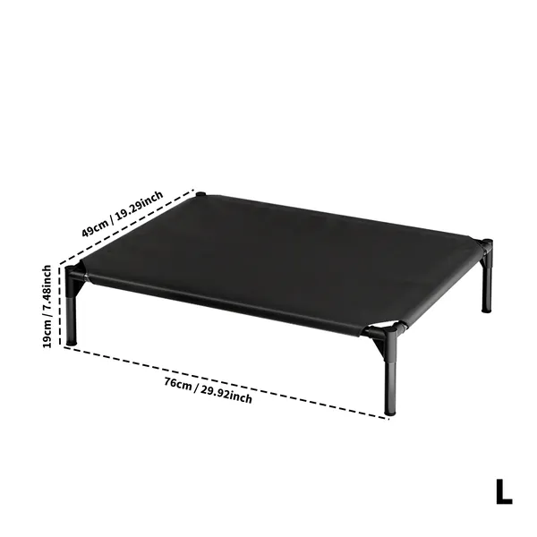 Breathable Raised Oxford Pet Bed Fits Small To Large Dogs 2