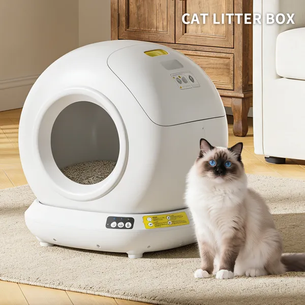 Best Automatic Cat Litter Box, 78L Fully Enclosed Tu-ya APP Smart Self-Cleaning...
