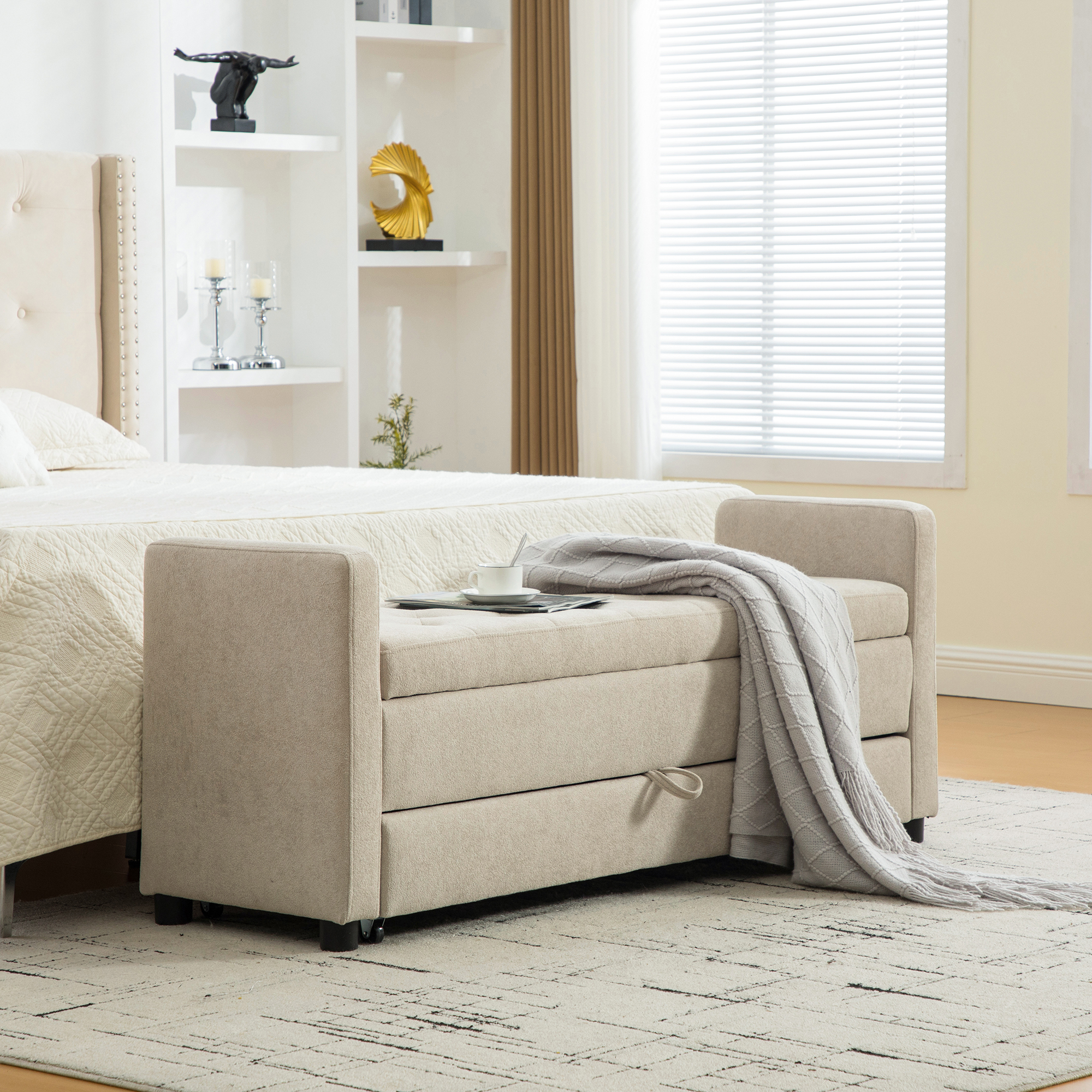 Upholstered Storage Bench, picture 5 of 5