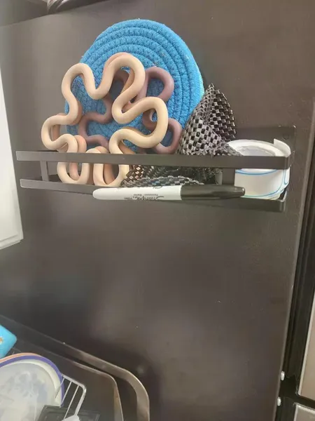 Magnetic Side Of Fridge Organizer And Storage 4