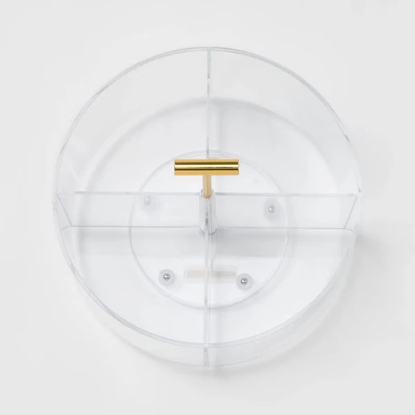 Acrylic Round Desktop Organizer 4