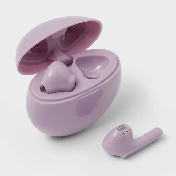 Wireless Bluetooth Earbuds Pastel Lavender: True Wireless, 5-Hour Charge 2