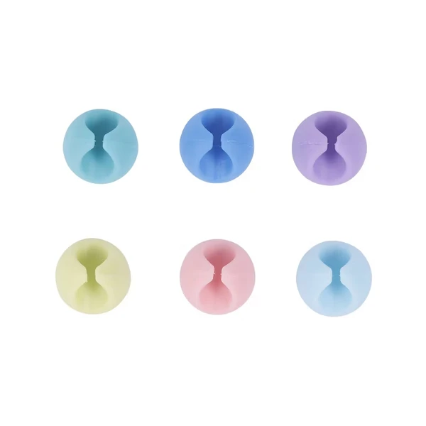 6pk Cable Organizer Clip 3