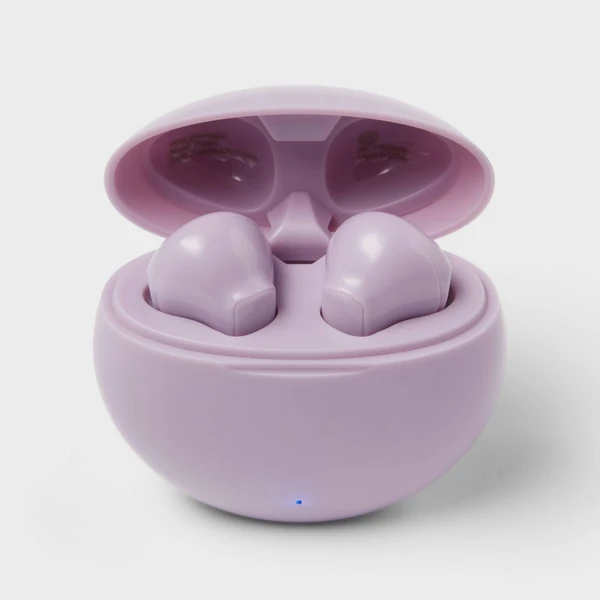Wireless Bluetooth Earbuds Pastel Lavender: True Wireless, 5-Hour Charge