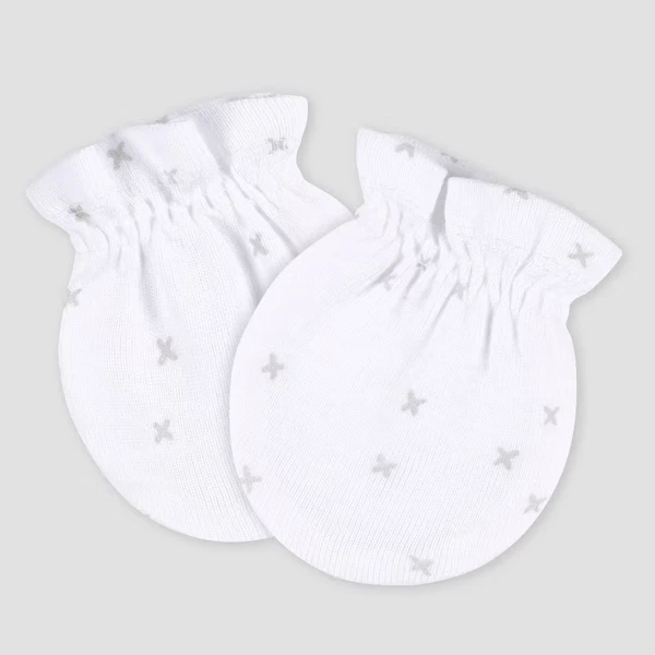 Baby 3pk Hats & Mittens - White 2
