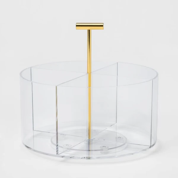 Acrylic Round Desktop Organizer 3