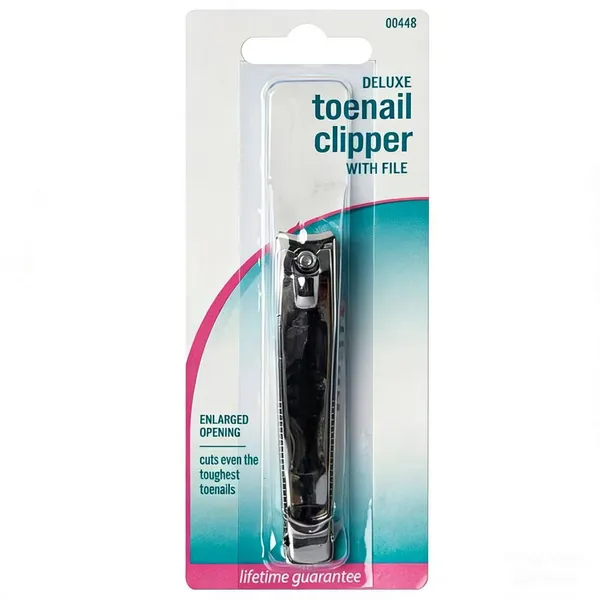 Stainless Steel Toenail Clipper With File, 5.51-Inch, 2-Piece 4