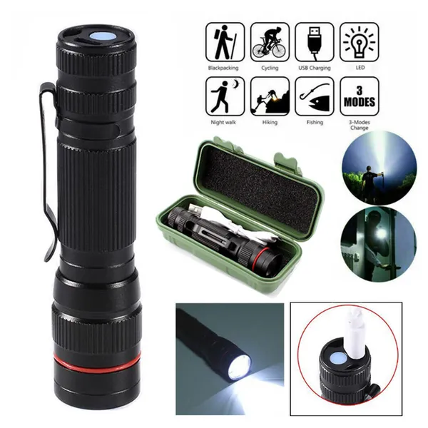 Kleine Taschenlampe Mini Handheld Ultrahelle Leistungsstarke LED Taktische Lampe