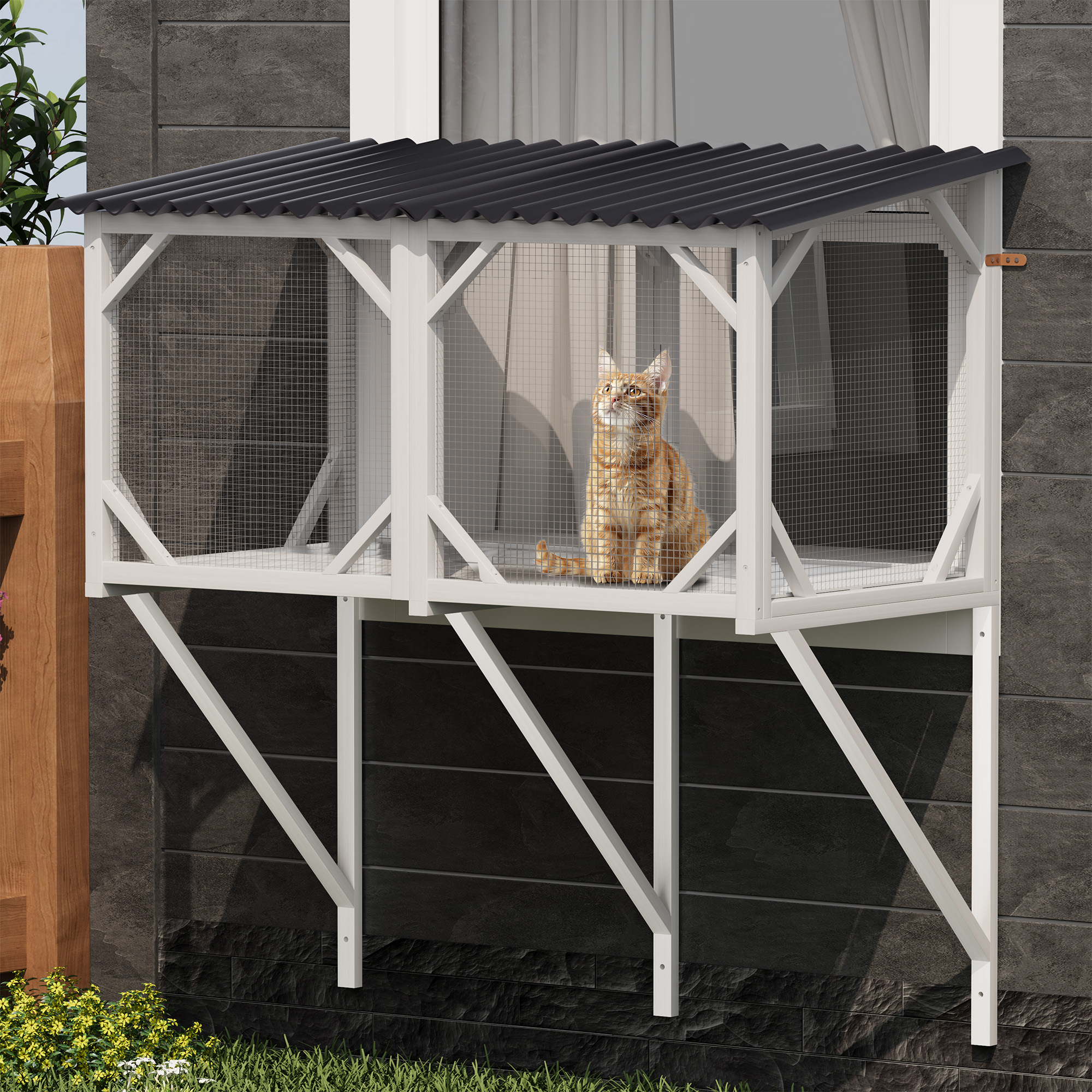 Cat Window Box 43.3 Catio Enclosure