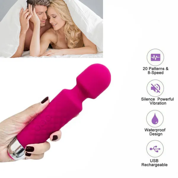 Profi Massagestab Mit Vibration – Für Nacken/Rücken Muskelschmerzen – 20 Stufen