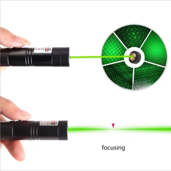 2in1 Starker Grüner Laserpointer Reichweite Präsentation Wiederaufladbar