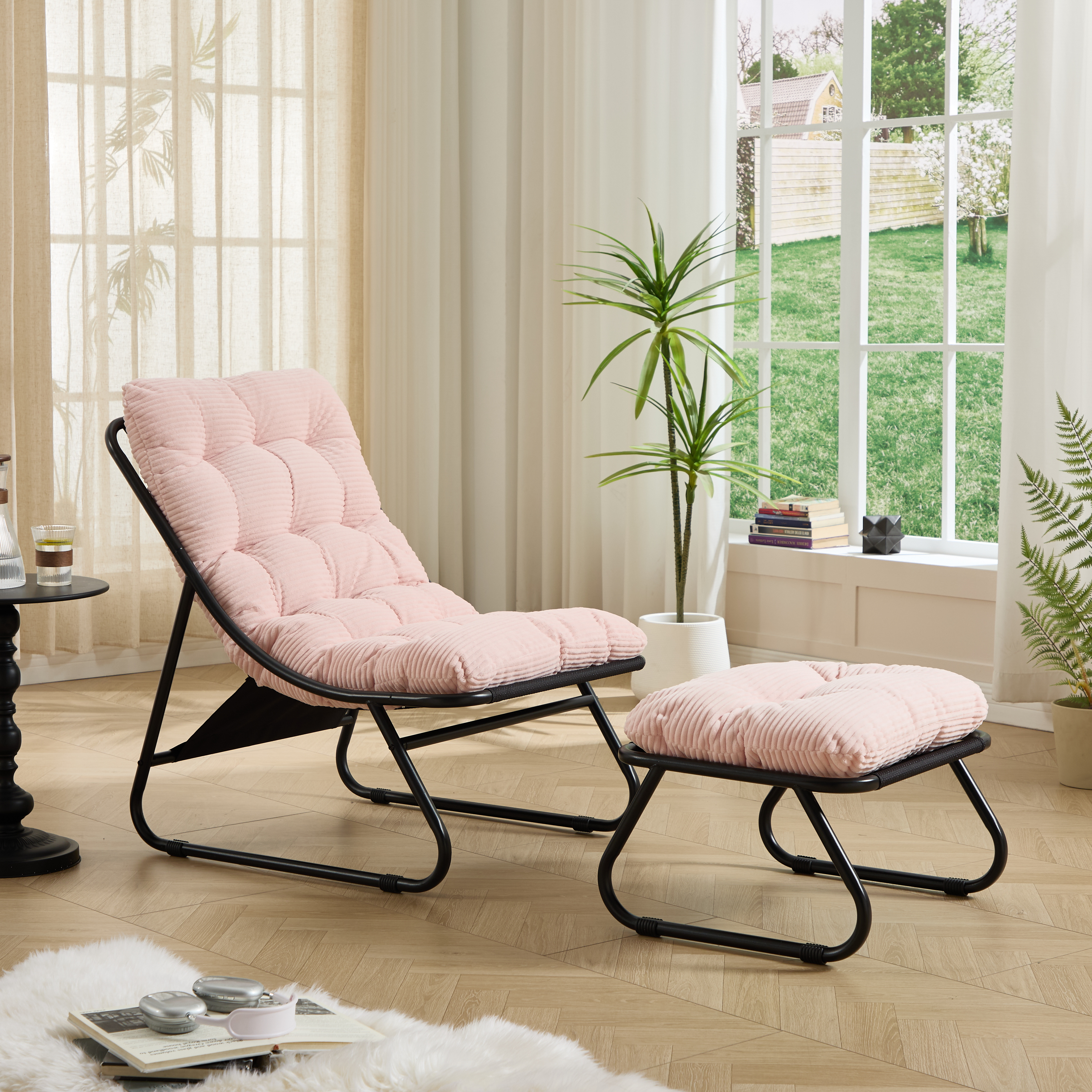 Patio Lounge Chair with Ottoman, picture 4 of 4