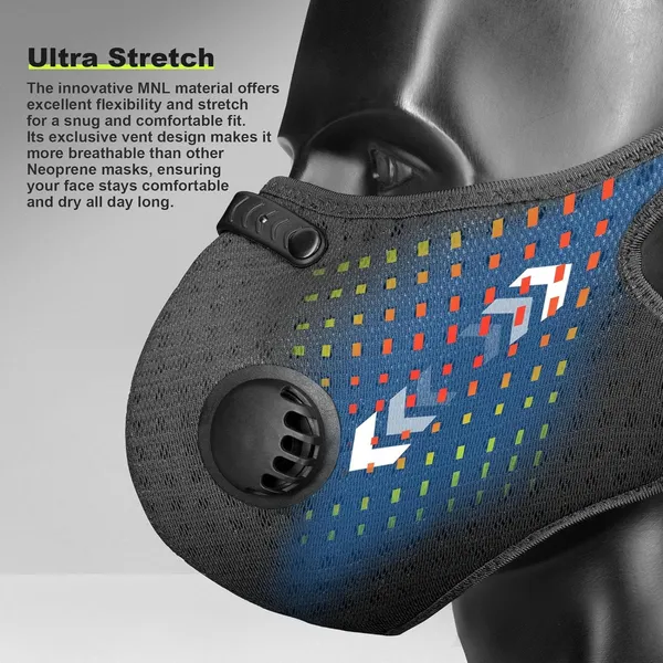 Anti-Verschmutzung Halb Gesicht Staub Maske Respirator Gesichtsschutz Mit Filter