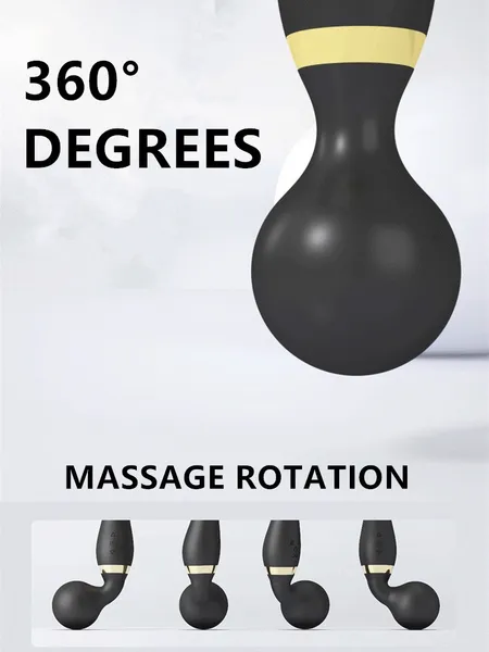 Massagestab 20 Modes Elegant Massagegerät Leise Hohe Akku Leistung Silikon