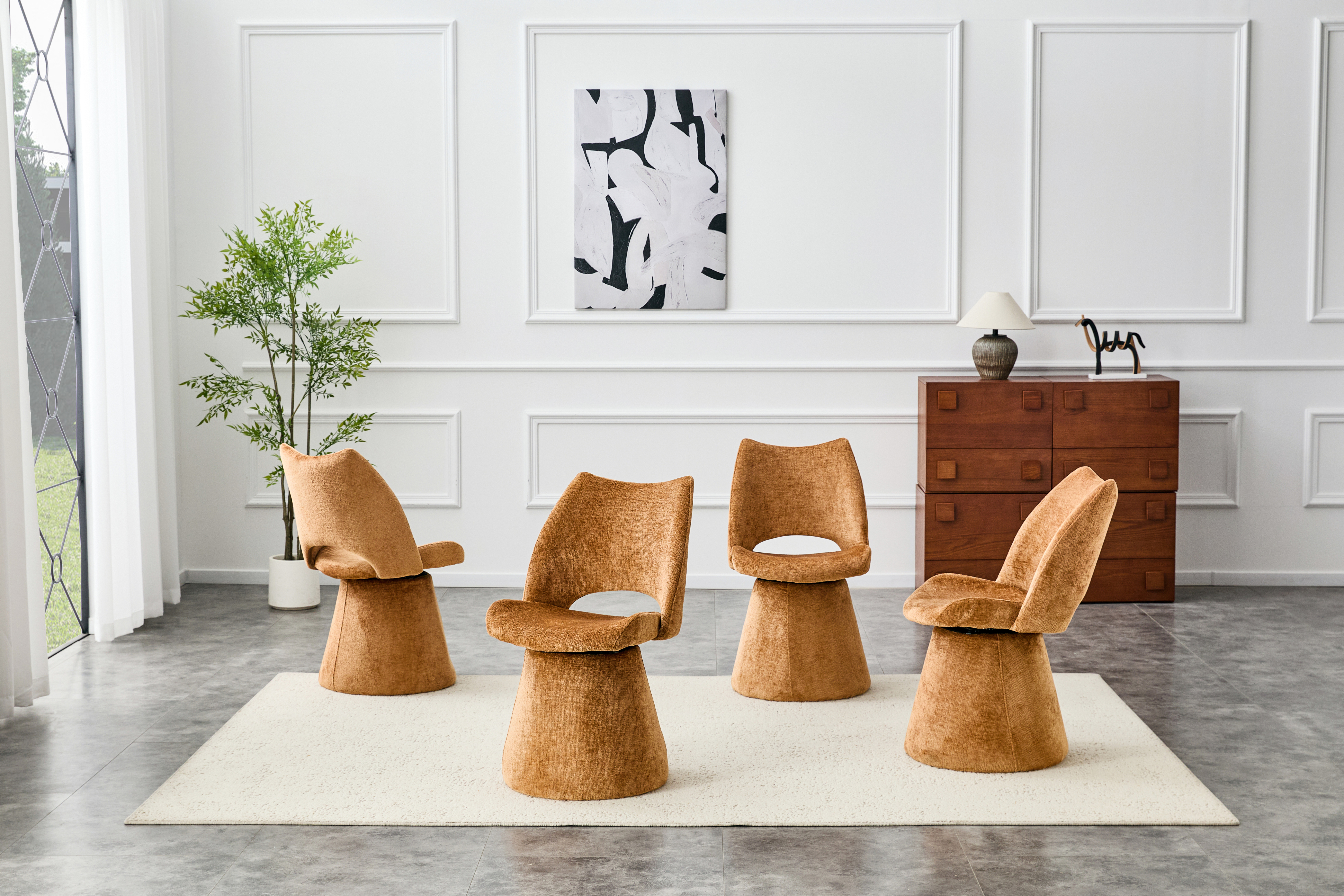 Chenille Accent Chair