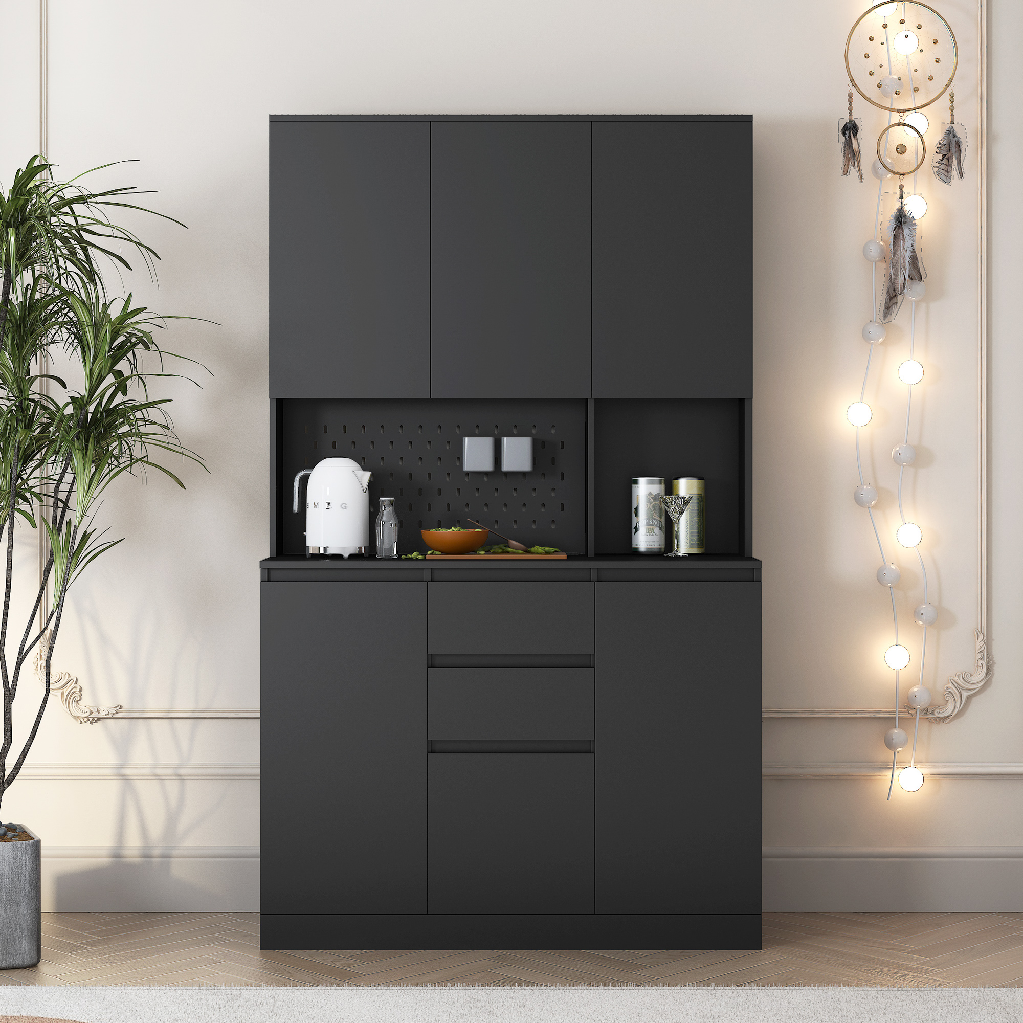 Freestanding Kitchen Pantry Cabinet