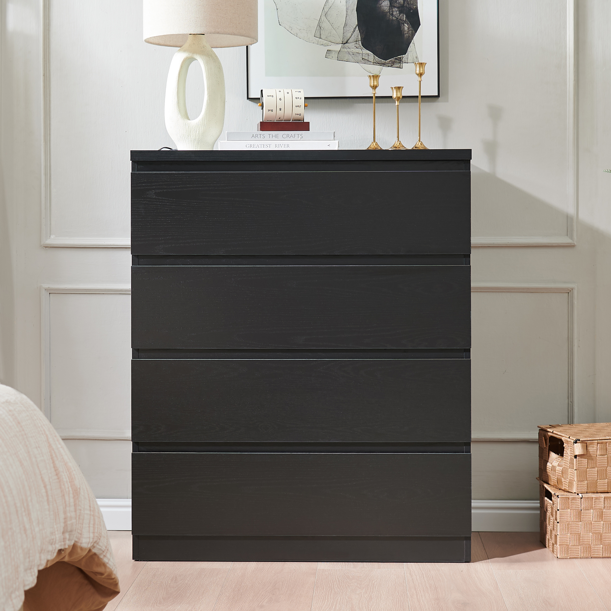 4 Drawer Dresser — Modern Storage Chest of Drawers — photo 3