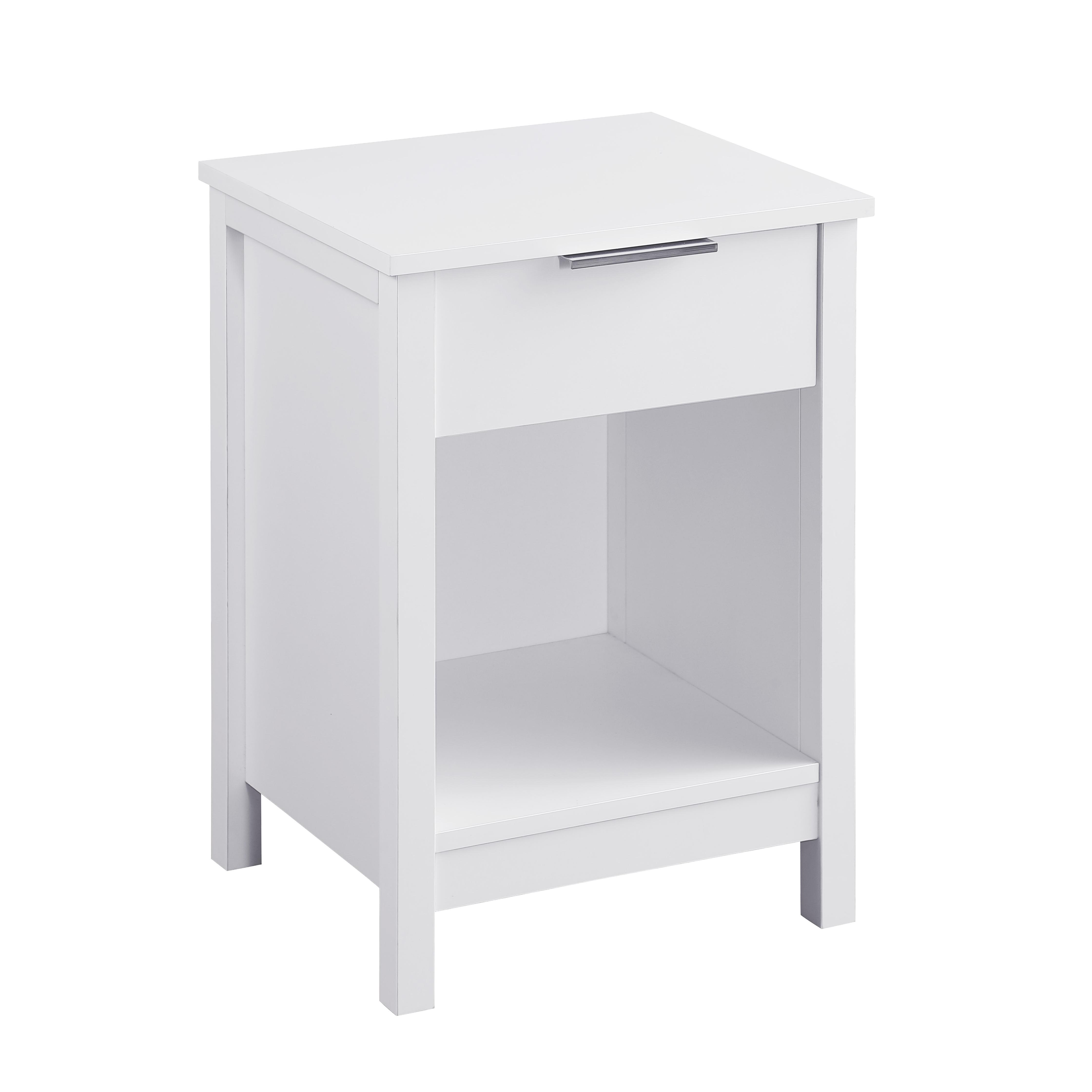 3-Tier Nightstand with Drawer