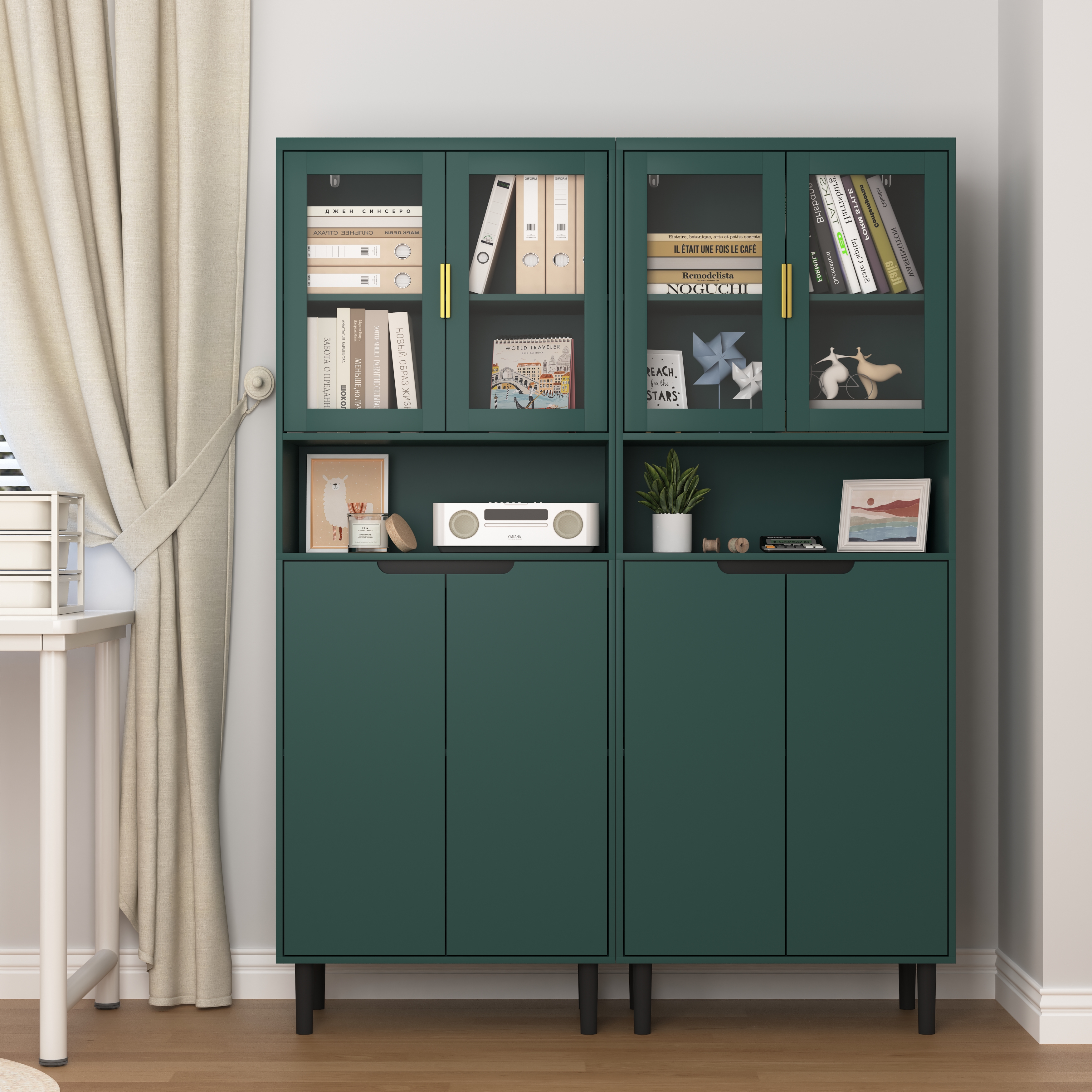 Tall Glass Door Bookcase, picture 4 of 4