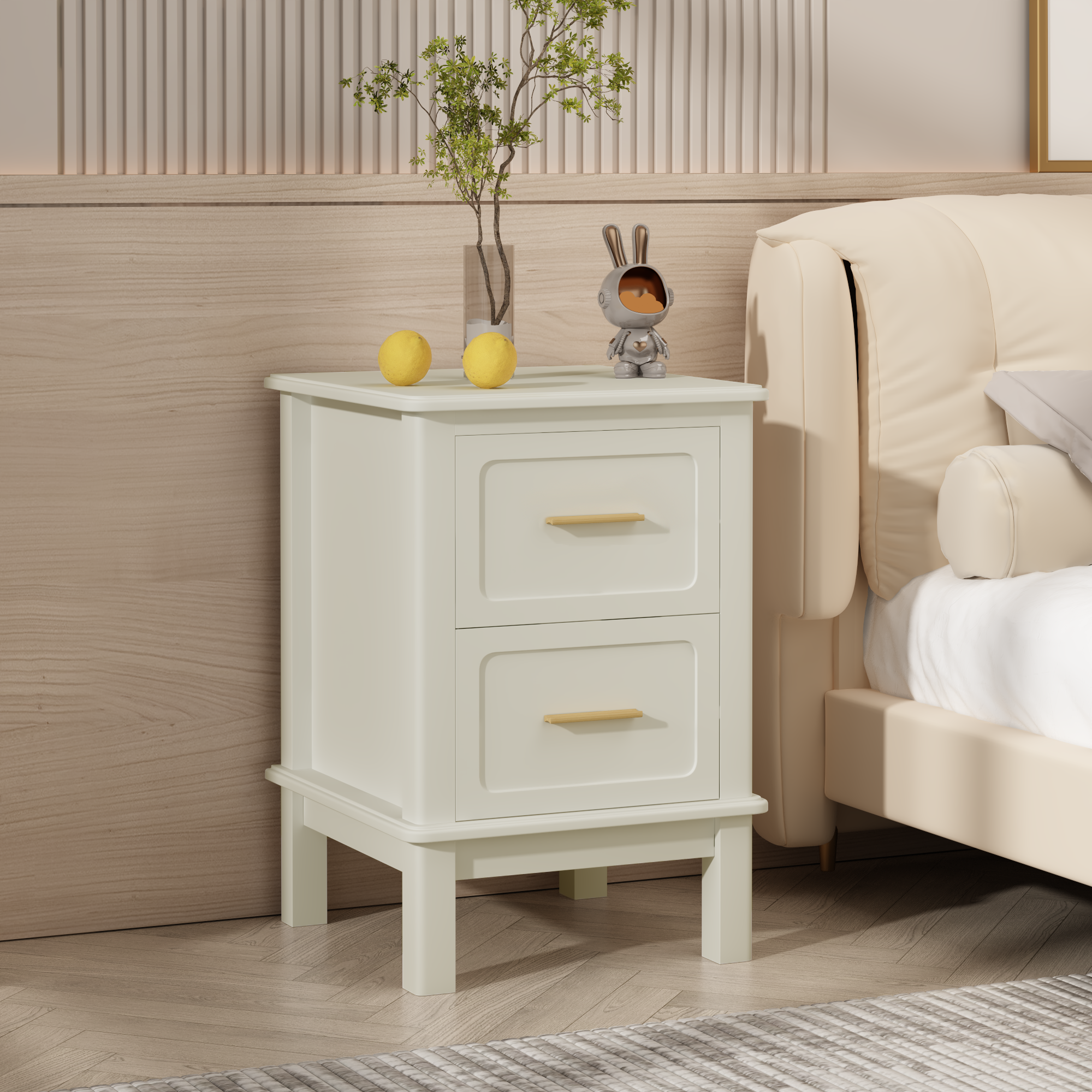Two Drawer Nightstand