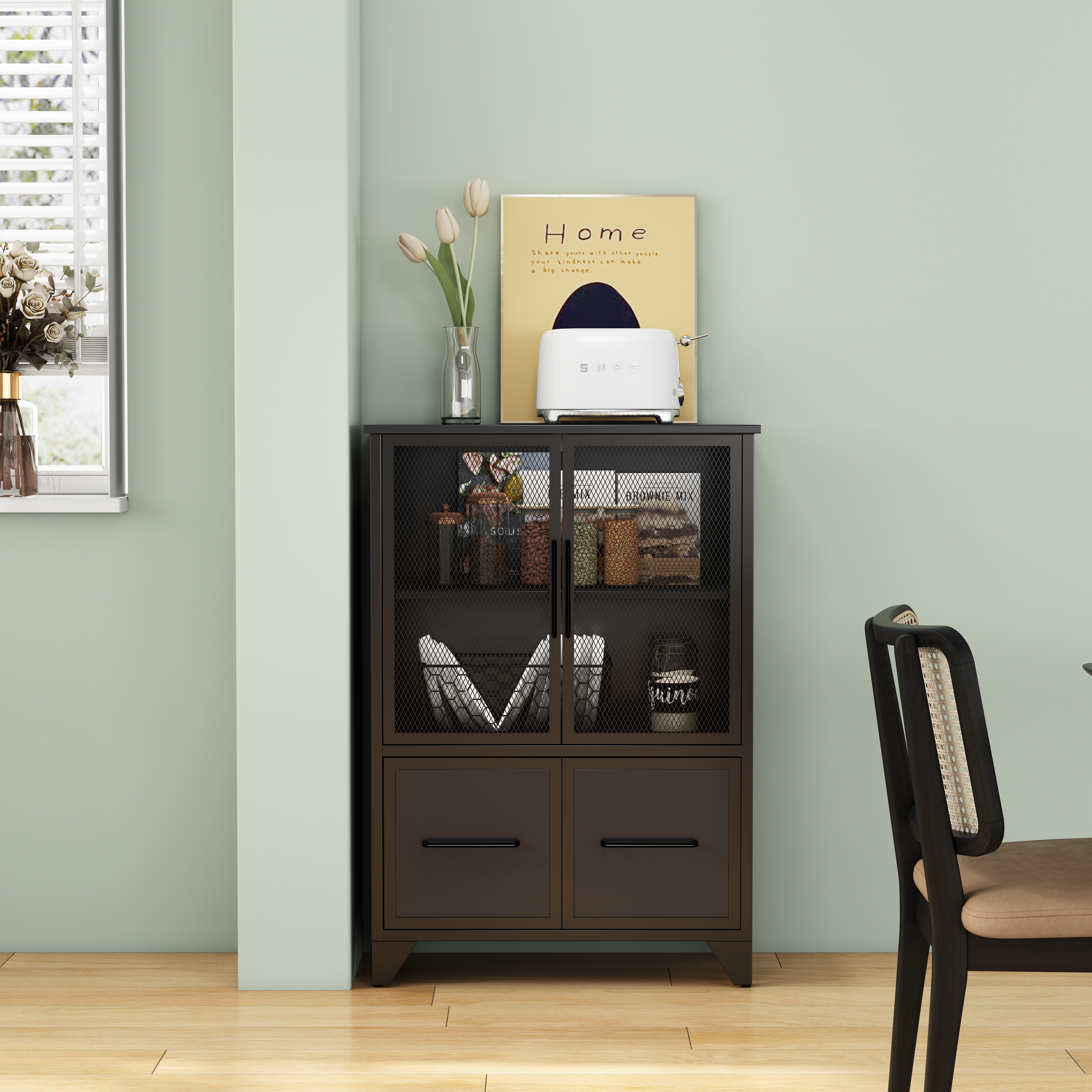 Storage Cabinet with Iron Doors, picture 2 of 4